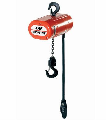 500 lbs ShopStar Hoist (10' Lift, 12 FPM, Top Hook, 230V)