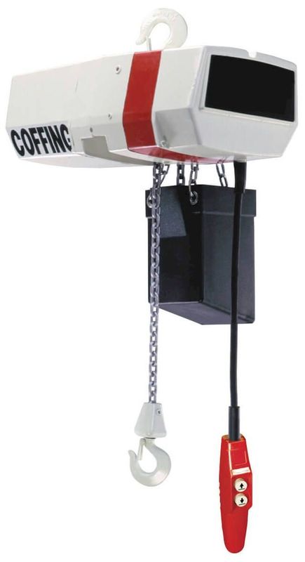 Coffing, EC 1 Ton Electric Hoist, 16 fpm-10-Hook