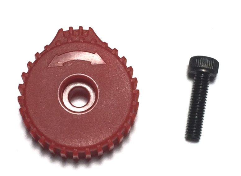 E-Stop, single arrow button cap & screw