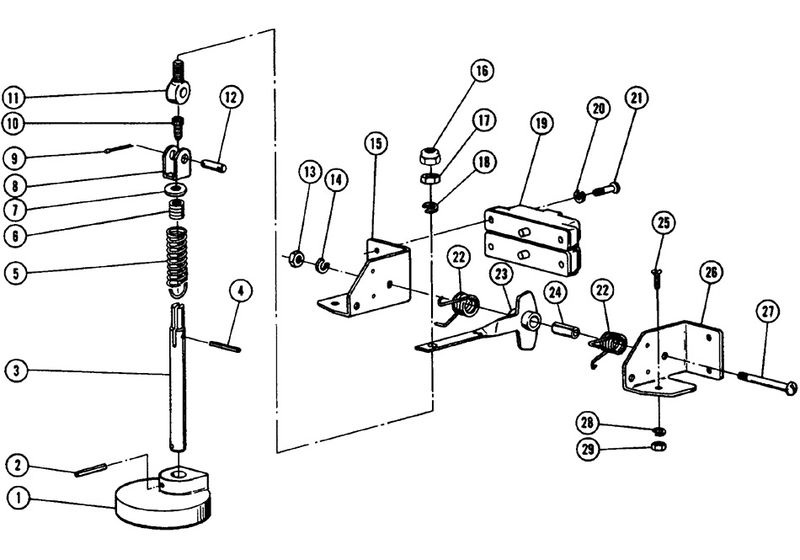 Upper Limit Switch Parts - Block Operated - Single Reeved Hoists
