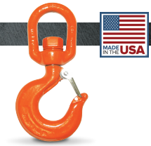 6,615 lb. CM Alloy Swivel Rigging Hook