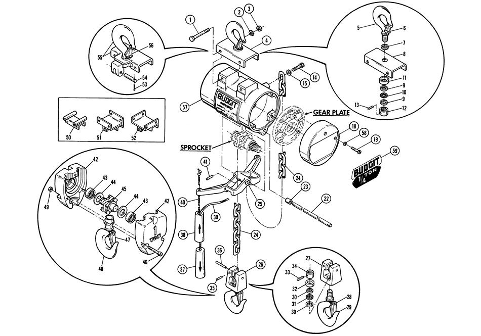 Frame and External Parts - Coil Chain Models