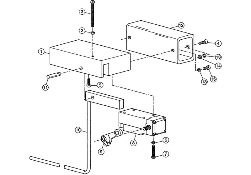 Upper Limit Switch Parts - Block Operated - Double Reeved Hoists