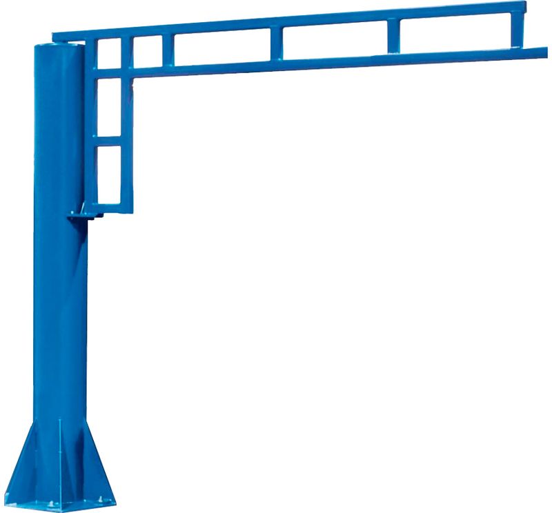 Gorbel Jib Crane Free Standing 1/2Ton: 8 ft Hub - 16 ft Span