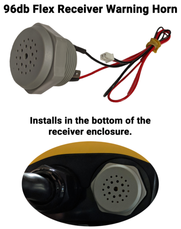 96dB Receiver Enclosure Horn Kit (For ALL Flex EX & EX2 Systems)