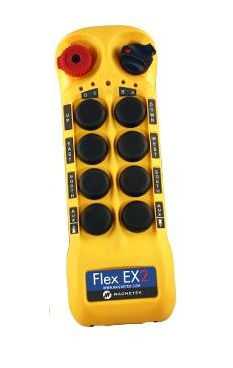 Top enclosure for 8 button TX, includes E-stop