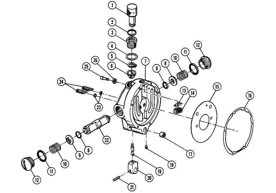 Throttle Control Head Parts - All Models