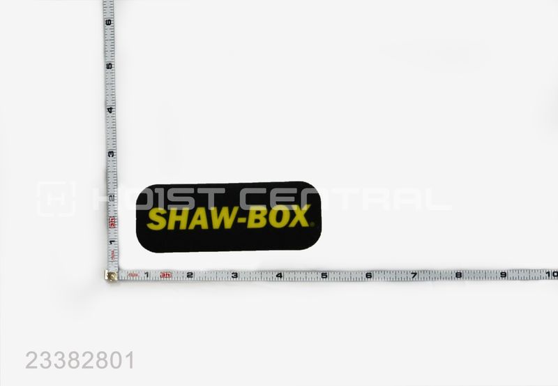 LABEL SHAW-BOX FOAM