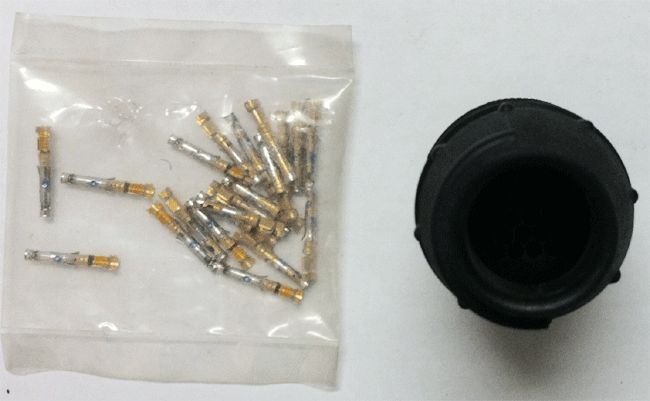 Plug Components for 24 conductor round pendant cable