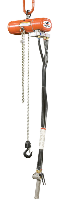 500 lb ShopAir Hoist (10' Lift, 21 FPM)