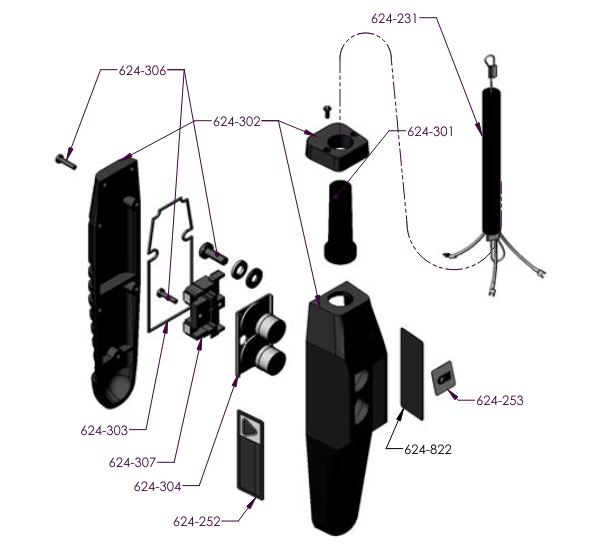 BLACK 2-BUT PB STATION
