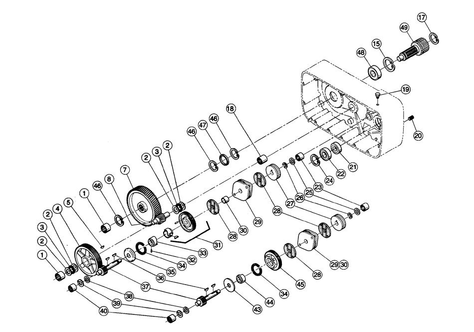Gearing and Load Brake Parts