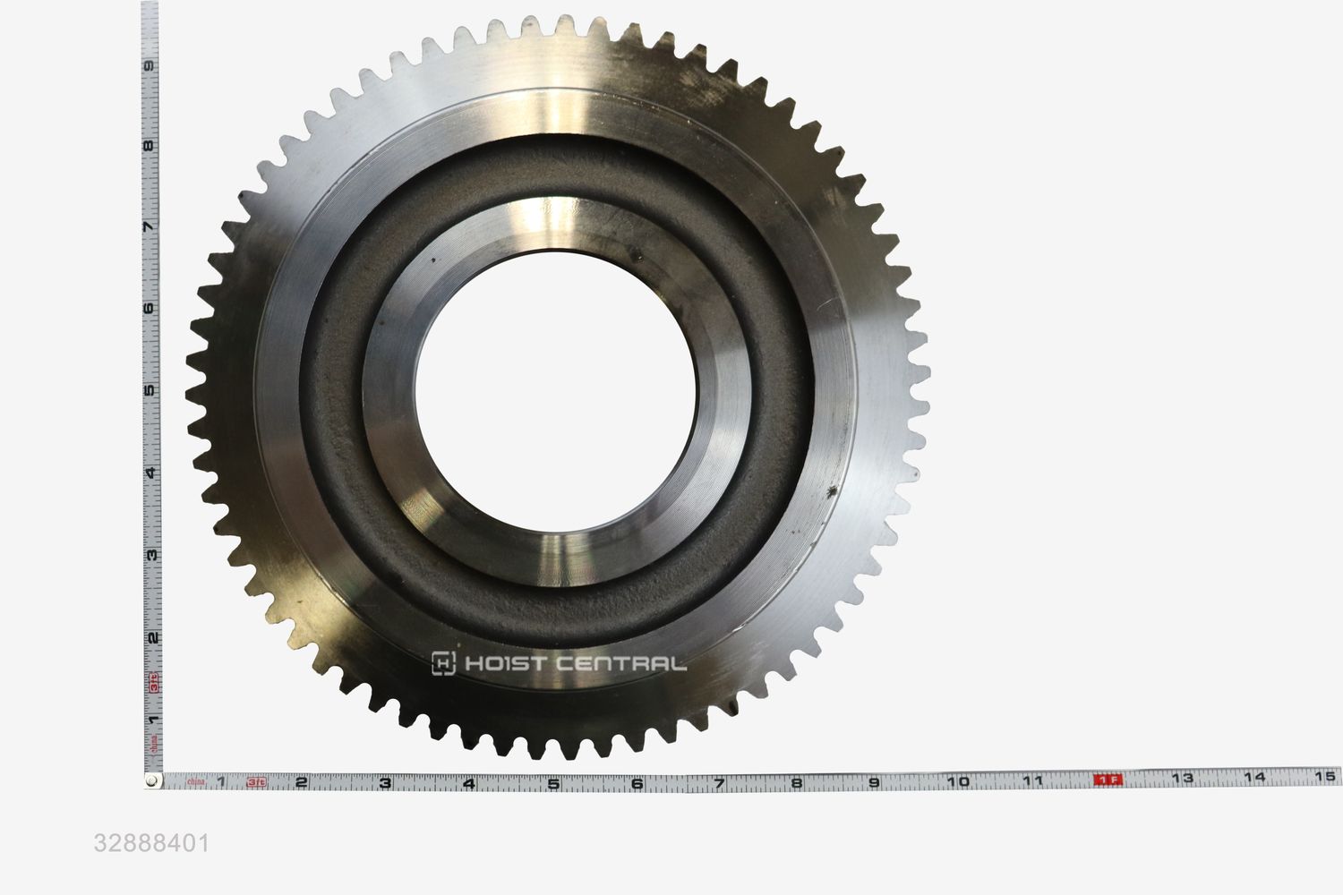 GEARED WHEEL 6 1/2" TREAD DIA