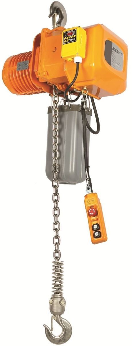 Accolift 1 Ton Electric Hoist, 17 fpm-Hook