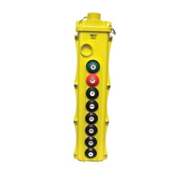 Magnetek Pendant Pushbutton Station 8 Buttons-Three Speed Momentary On/Off