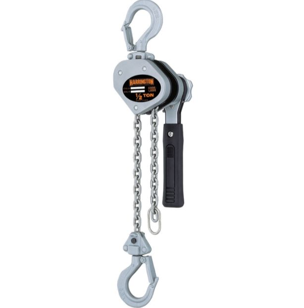 Harrington LX Lever Puller Hoist 1/2 Ton, Lift-20 Feet