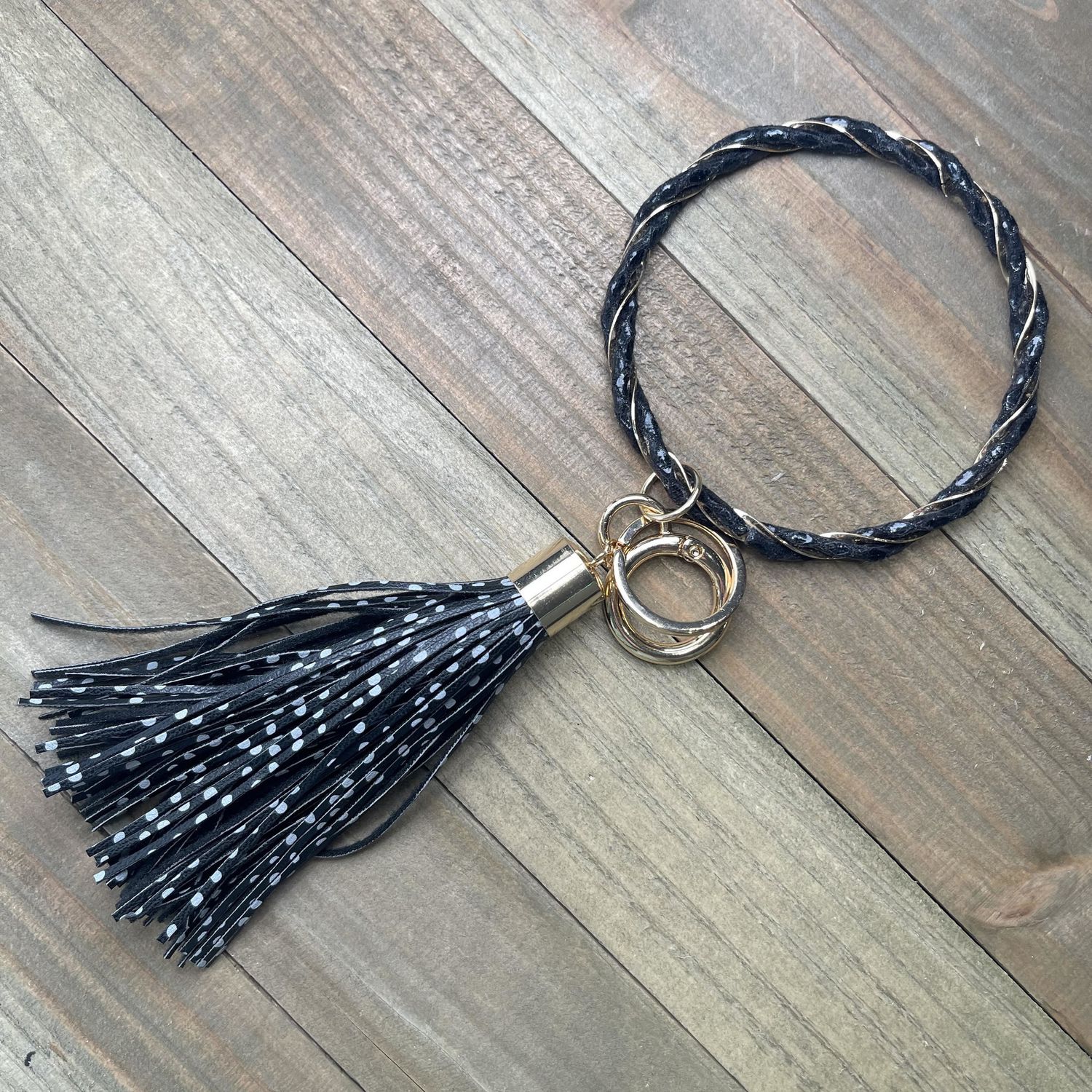 Twisted Bracelet Keychain