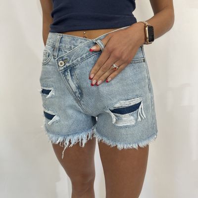 High Rise Crossover Shorts