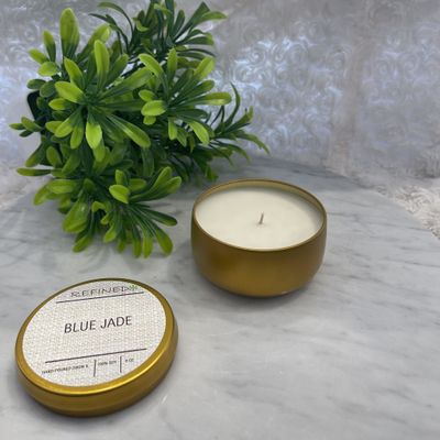 Blue Jade Candle