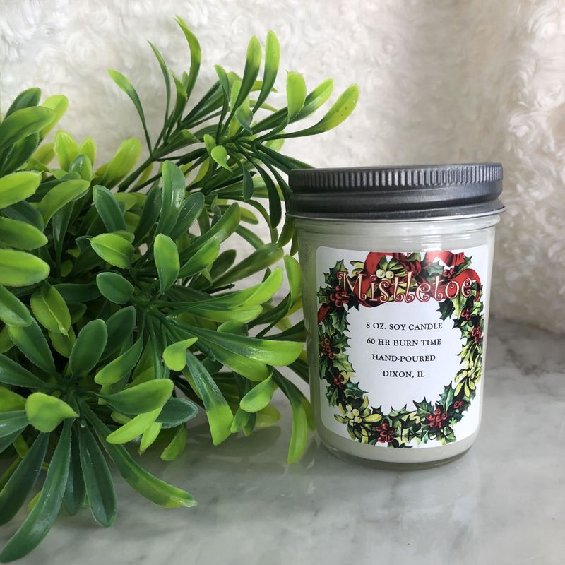 Mistletoe Candle 8oz Jar