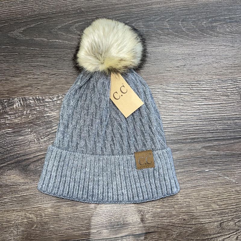 Solid Pom Hat