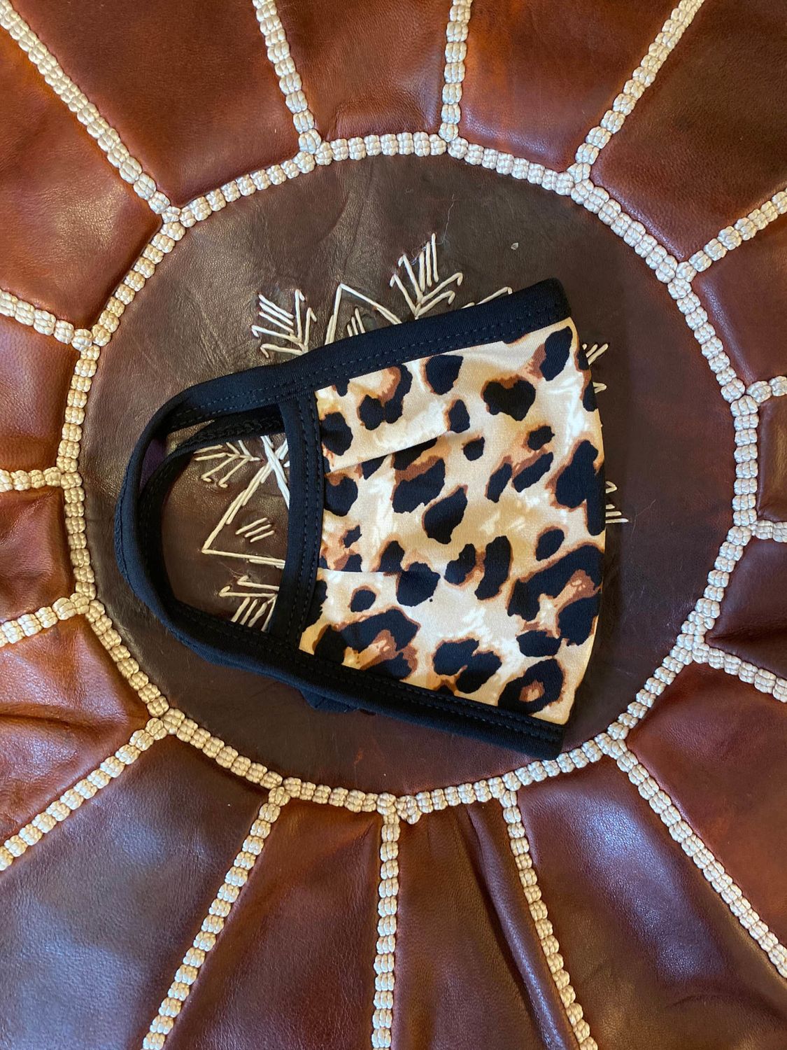 Face Mask - Brown Leopard
