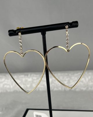 Heart Hoop Earrings