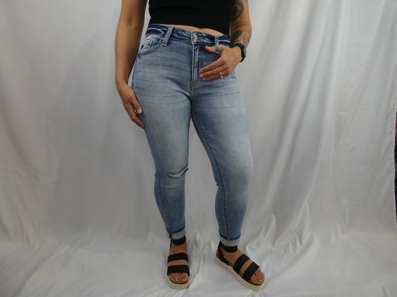 Stone Washed Mom Jeans