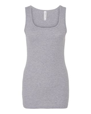 Micro Ribbed Tank - Grey