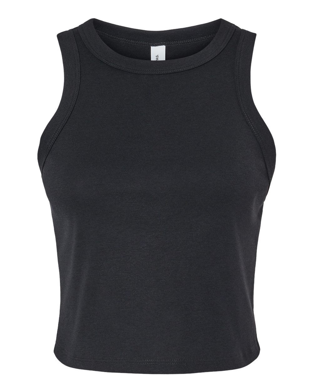 Muscle Crop Top - Black