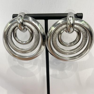 Silver Loop Earrings