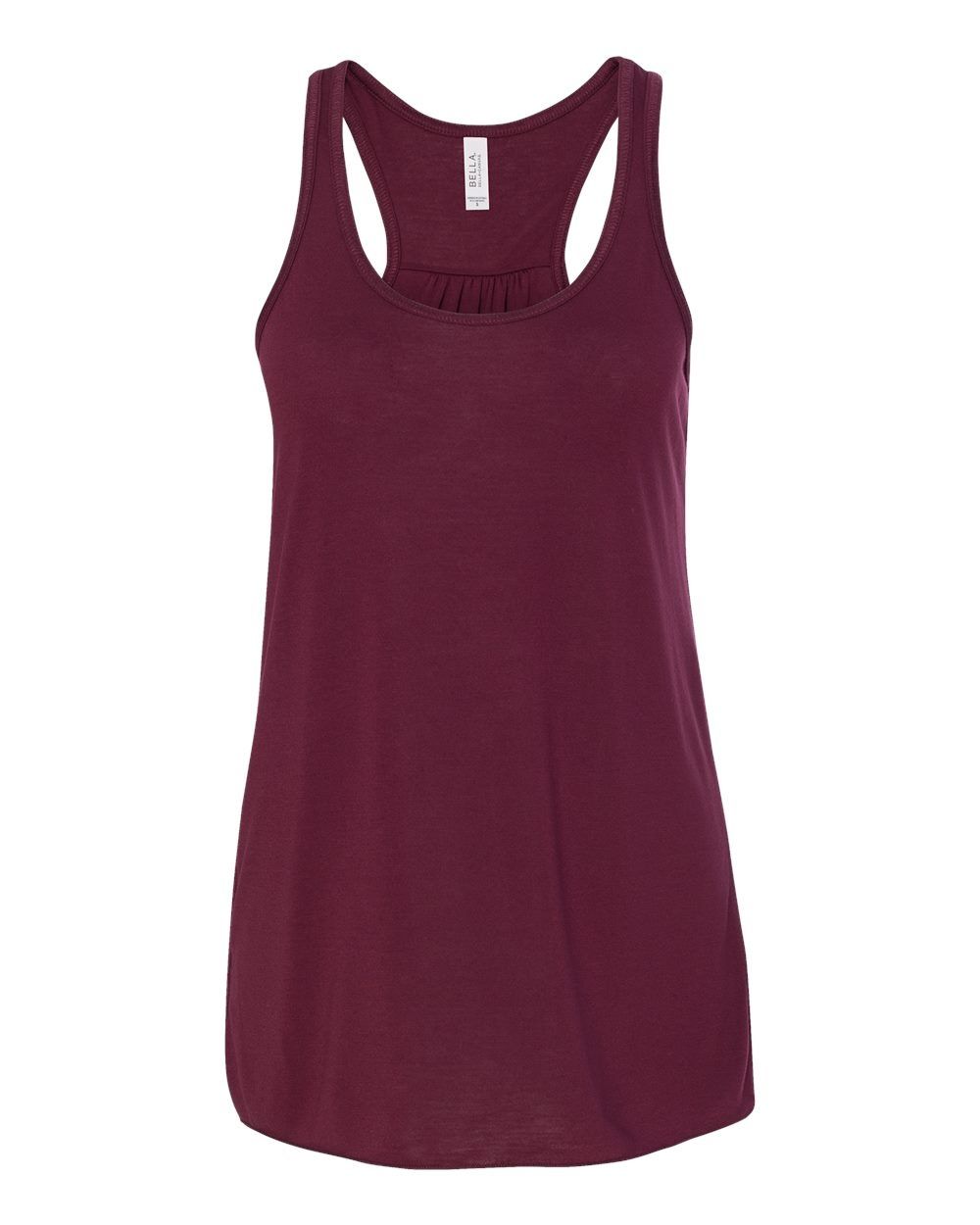 Flowy Racerback Tank - Maroon