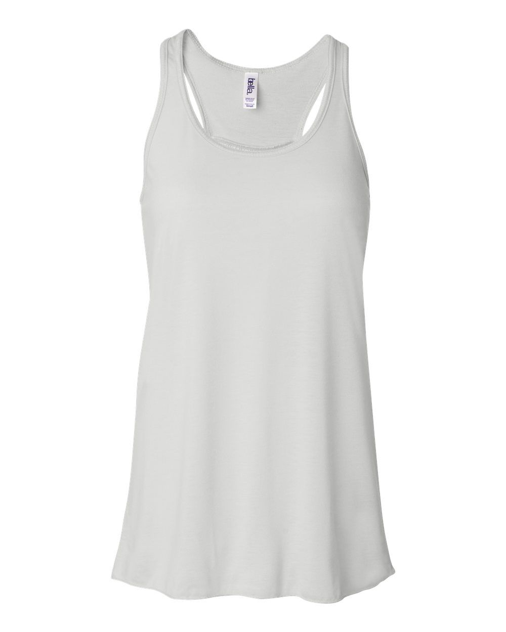 Flowy Racerback Tank - White