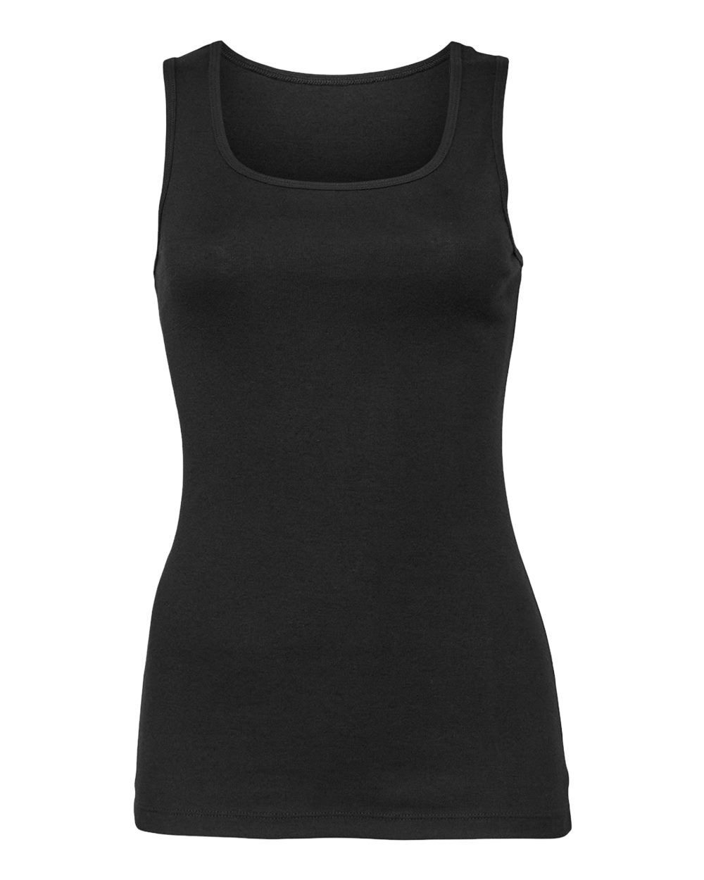 Micro Ribbed Tank - Black