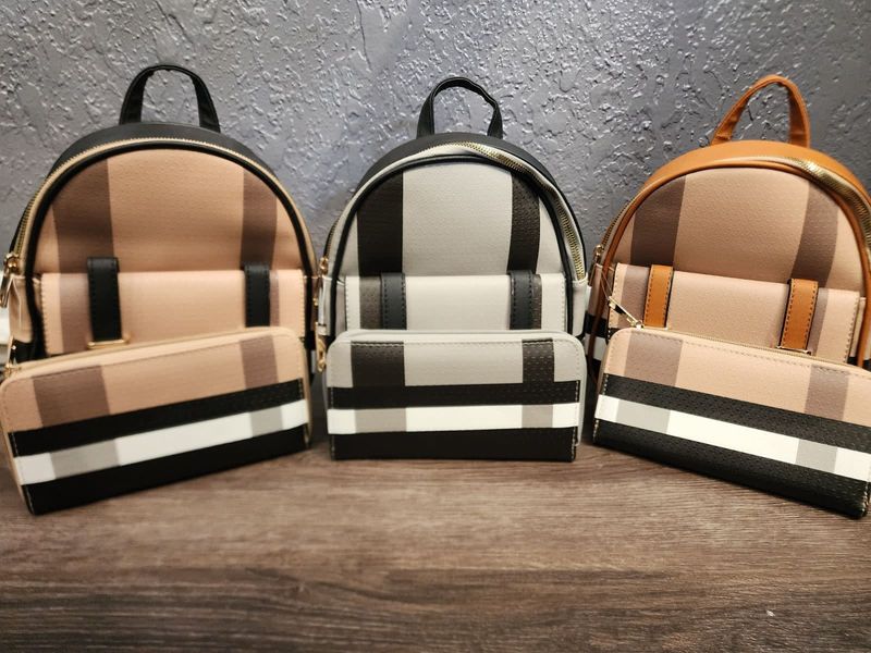 2 in 1 Backpack with Wallet