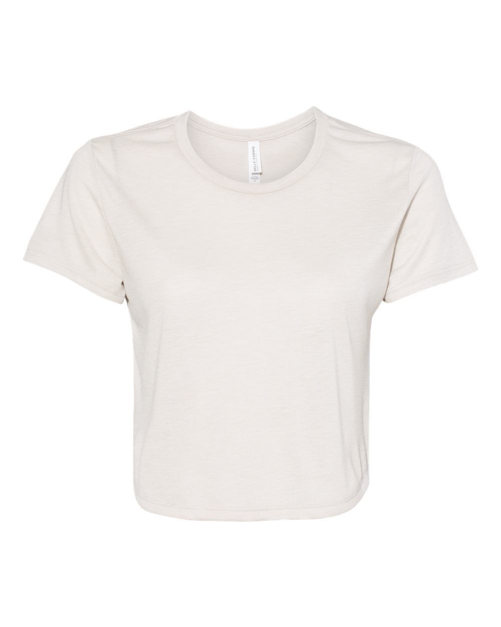 Flowy Crop Tee - Heather Dust