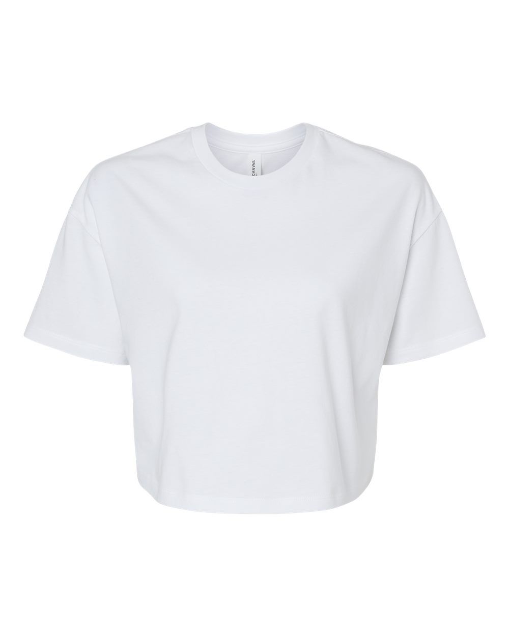 Jersey Crop Tee - White