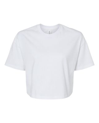 Jersey Crop Tee - White