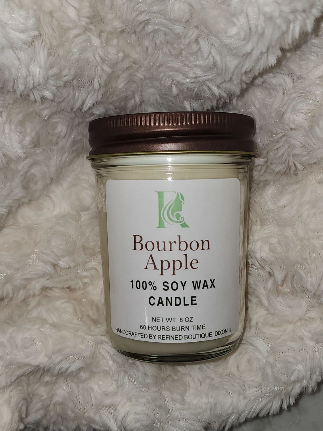 Bourbon Apple 8 oz. Jar Candle