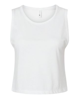 Cropped Tank Top - White
