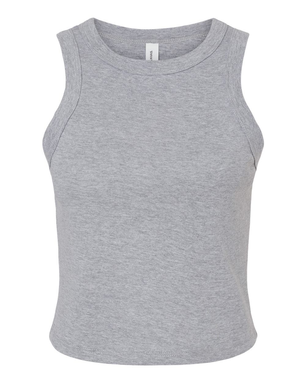 Muscle Crop Top - Athletic Heather
