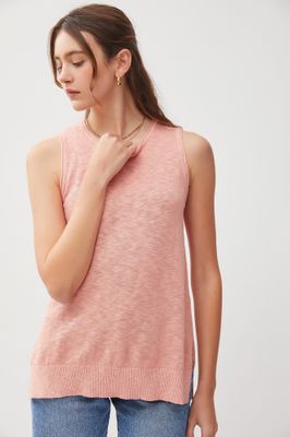 Alina Knit Tank - Apricot