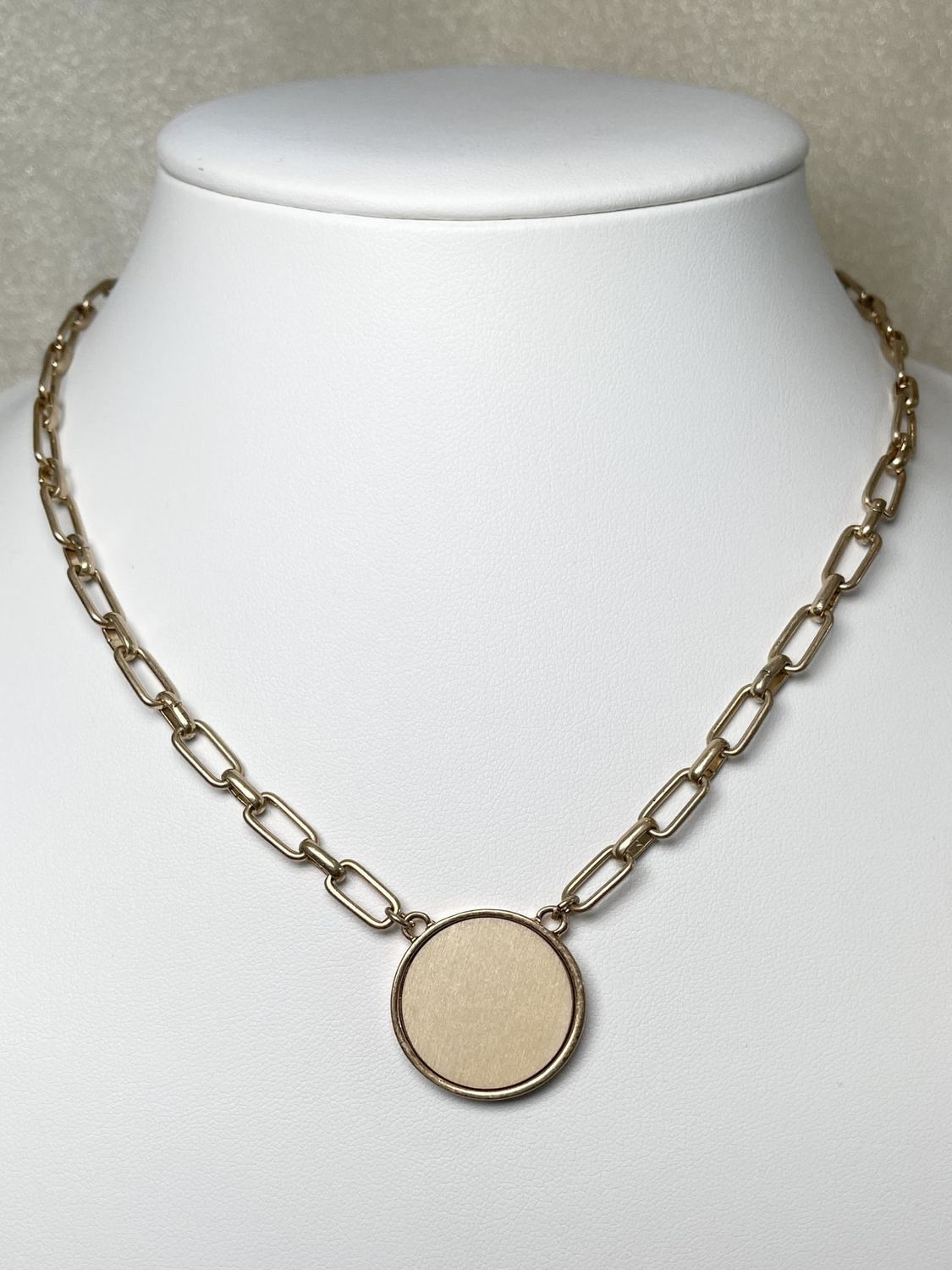 Wood Pendant Necklace