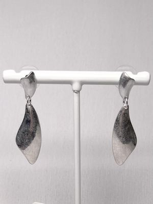 Silver Fin Earrings