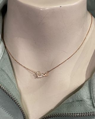Love Necklace Rose Gold
