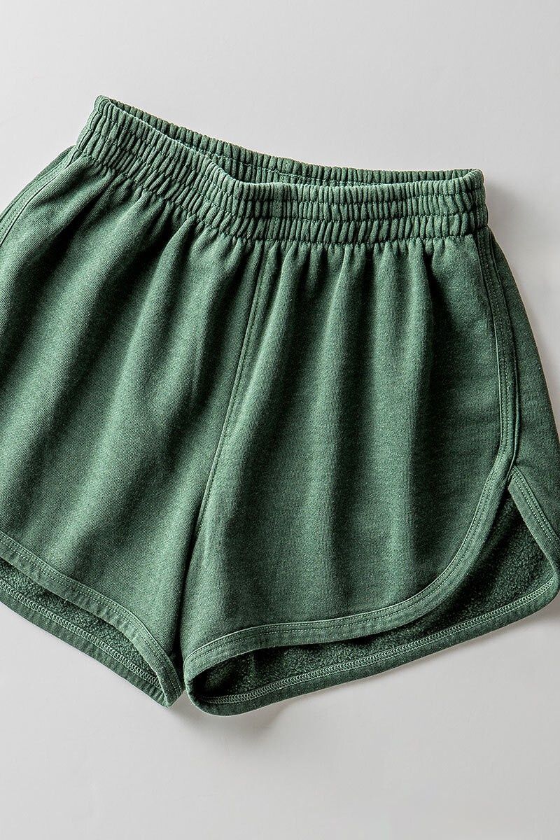 Casual Comfort Dolphin Shorts - Sage