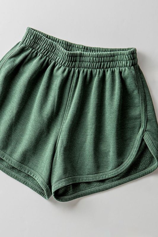 Casual Comfort Dolphin Shorts - Sage