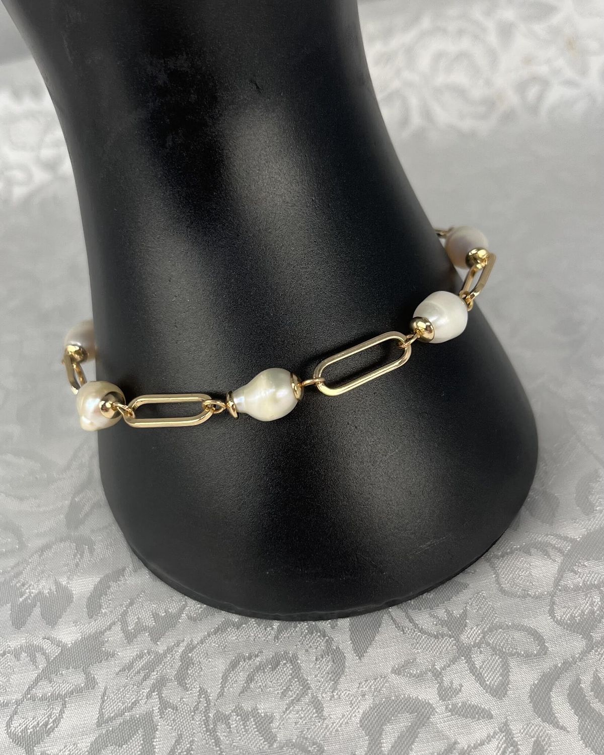 Gold Pearl Bracelet