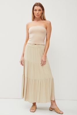Evie Maxi Skirt - Pale Sage