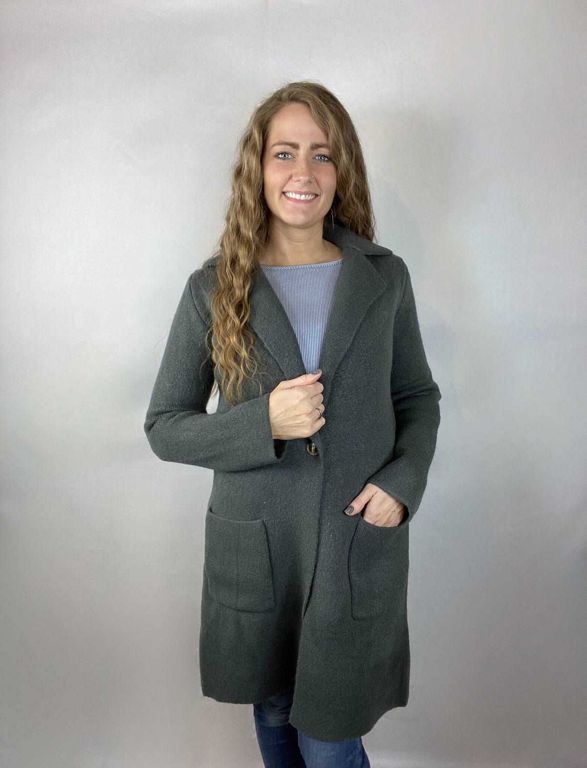 Marietta Cardigan - Spruce